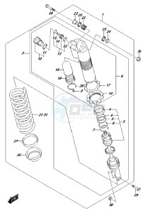 RM-Z250 drawing REAR SHOCK ABSORBER