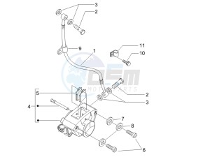 Liberty 50 4T PTT 2017 (B-NL) (B-NL) drawing Brakes pipes - Calipers