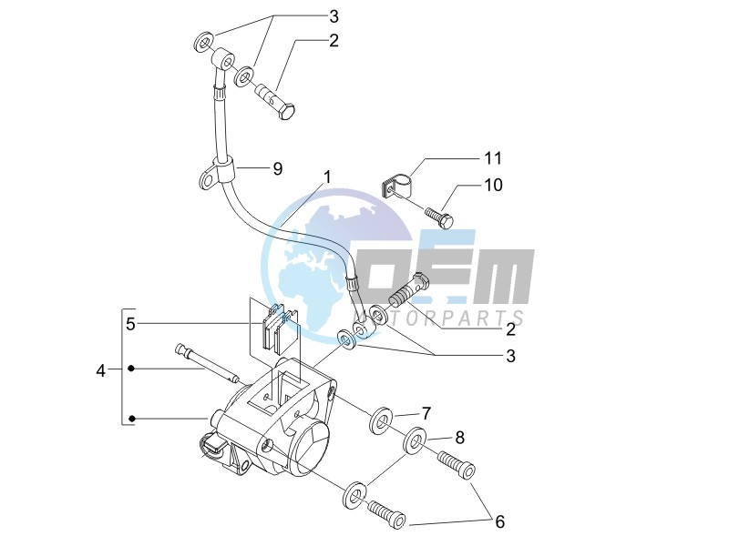 Brakes pipes - Calipers