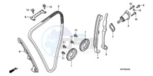 CB13009 BR / MME - (BR / MME) drawing CAM CHAIN/TENSIONER