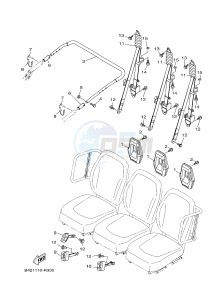 YXM700E YXM70VPXG VIKING EPS (B423) drawing SEAT 2