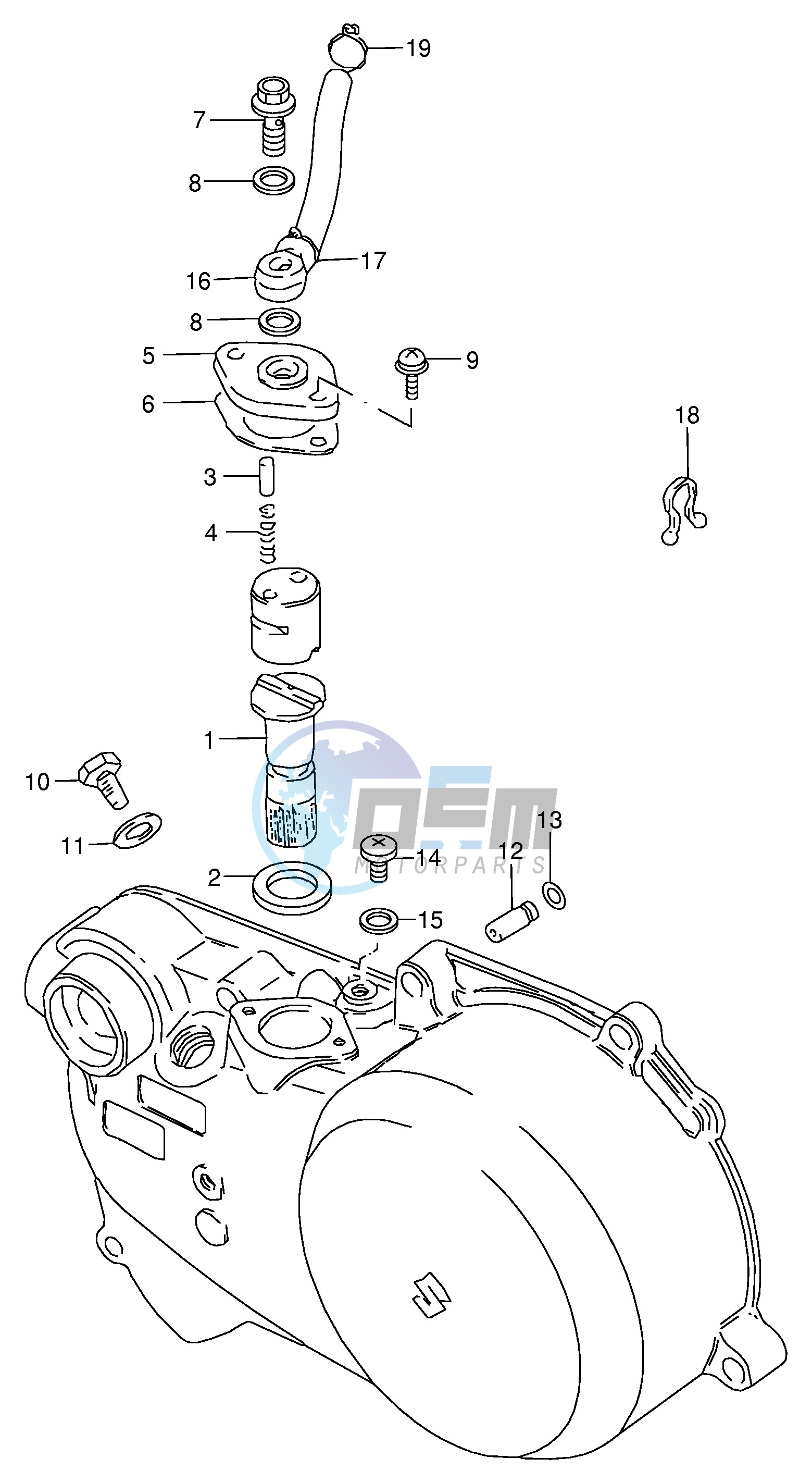 CLUTCH COVER - OIL PUMP