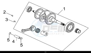 MIO 115 (FS11W1-EU) (L7-M0) drawing CRANK SHAFT COMP