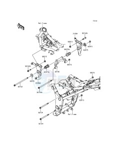 Z300 ER300AGF XX (EU ME A(FRICA) drawing Engine Mount