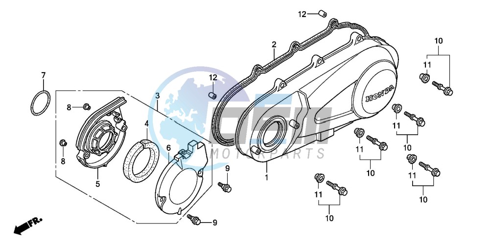 LEFT CRANKCASE COVER