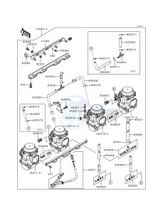 ZL 600 B [ELIMINATOR 600] (B2-B3) [ELIMINATOR 600] drawing CARBURETOR