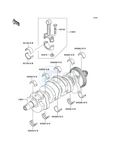 Z1000 ZR1000B9F FR GB XX (EU ME A(FRICA) drawing Crankshaft