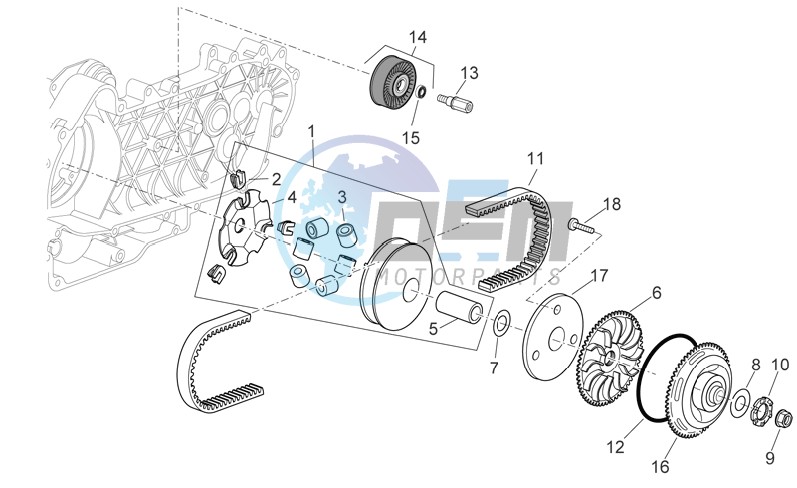 Variator assembly