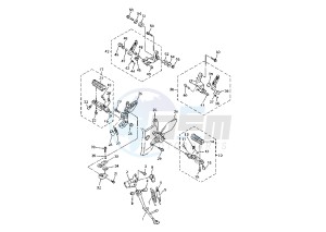 YZF R THUNDER ACE 1000 drawing STAND-FOOTREST MY97-00