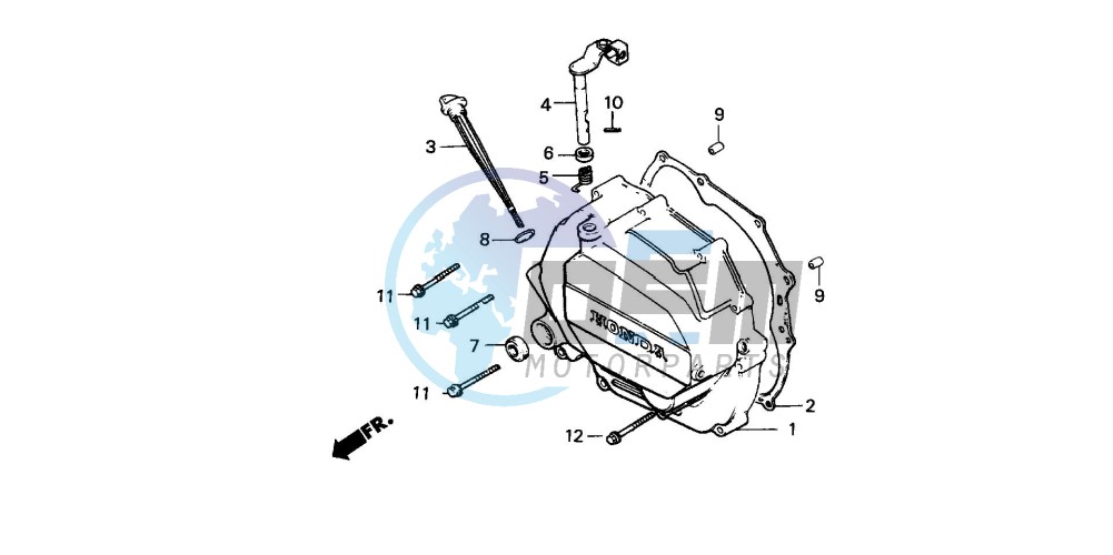 RIGHT CRANKCASE COVER