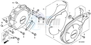 CBR1000RAA France - (F / ABS CMF HRC) drawing A.C. GENERATOR COVER (CBR 1000RA)