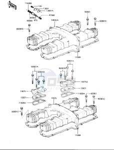 KZ 1000 M [CSR] (M1-M2) [CSR] drawing CYLINDER HEAD COVER