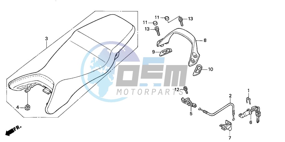 SEAT (CBR600F/F44)