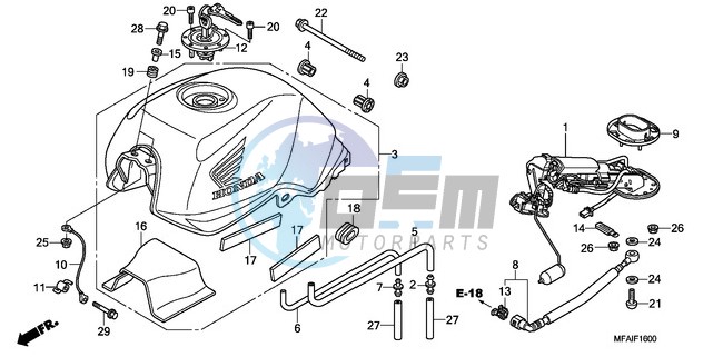 FUEL TANK/FUEL PUMP