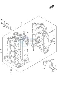 DF 150 drawing Cylinder Block