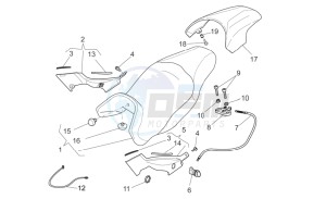 1200 Sport 8V drawing Saddle-Central body