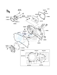 VN1600_CLASSIC VN1600-A3H GB XX (EU ME A(FRICA) drawing Right Engine Cover(s)