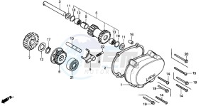 CT110 drawing SUB TRANSMISSION