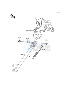 VERSYS_650_ABS KLE650FFF XX (EU ME A(FRICA) drawing Stand(s)