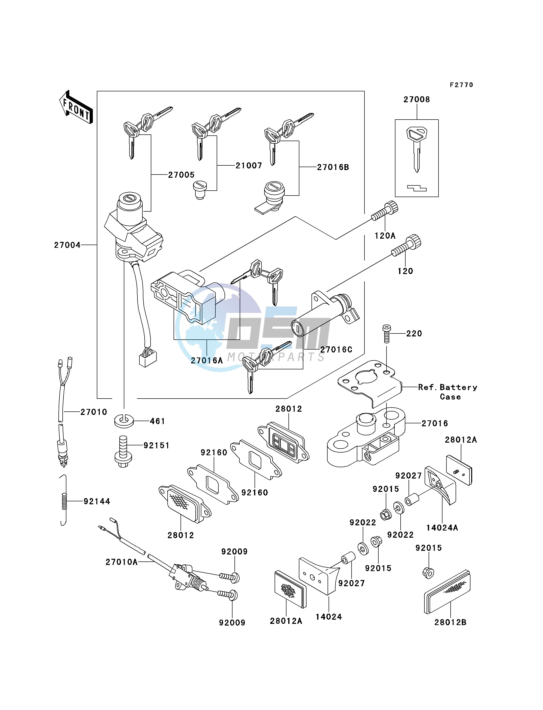 IGNITION SWITCH_LOCKS_REFLECTORS