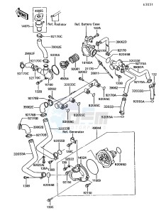 ZG 1200 B [VOYAGER XII] (B6-B9) [VOYAGER XII] drawing WATER PUMP