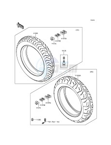 VULCAN 1700 NOMAD ABS VN1700DGF GB XX (EU ME A(FRICA) drawing Tires