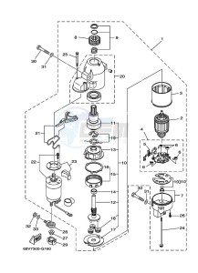 F115A drawing STARTER-MOTOR