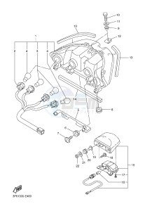 FJR1300A FJR1300A ABS (1MCN) drawing TAILLIGHT