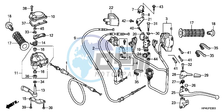 HANDLE LEVER/SWITCH/CABLE