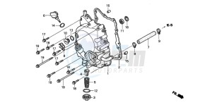 SES125 drawing RIGHT CRANKCASE COVER