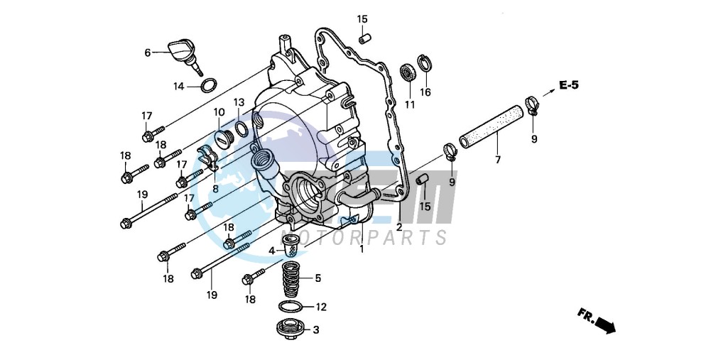 RIGHT CRANKCASE COVER