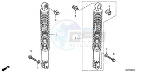 FJS400D9 Europe Direct - (ED) drawing REAR CUSHION