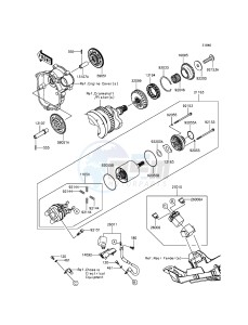 NINJA_ZX-6R ZX636EDF FR GB XX (EU ME A(FRICA) drawing Starter Motor