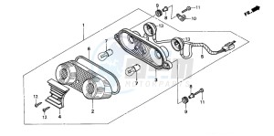 NSR125F drawing TAILLIGHT