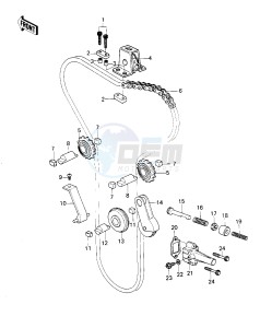 KZ 1000 G [CLASSIC] (G1) [CLASSIC] drawing CAM CHAIN_TENSIONER