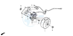 CRF100F drawing GENERATOR (CRF80F)