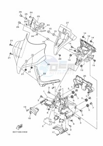 MT-10 MTN1000D (BGG6) drawing COWLING 1