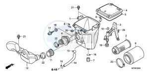 TRX420FPA9 Australia - (U) drawing AIR CLEANER