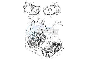 TT RE 600 drawing CRANKCASE