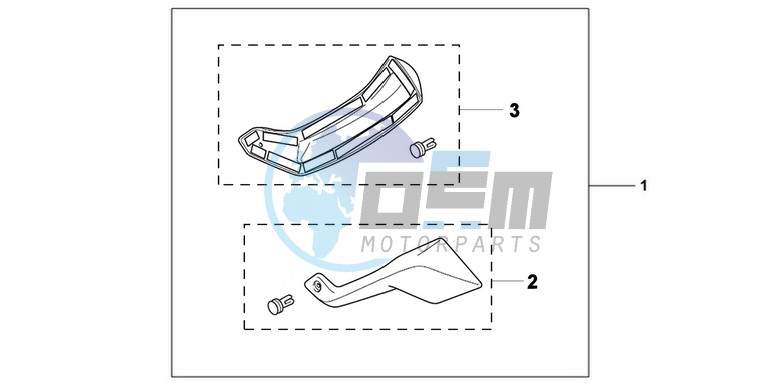 KIT,FOOT DEFLECTOR