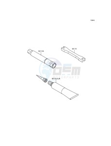 KX250F KX250ZFF EU drawing Owner's Tools