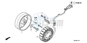 VFR1200FD VFR1200F UK - (E) drawing GENERATOR