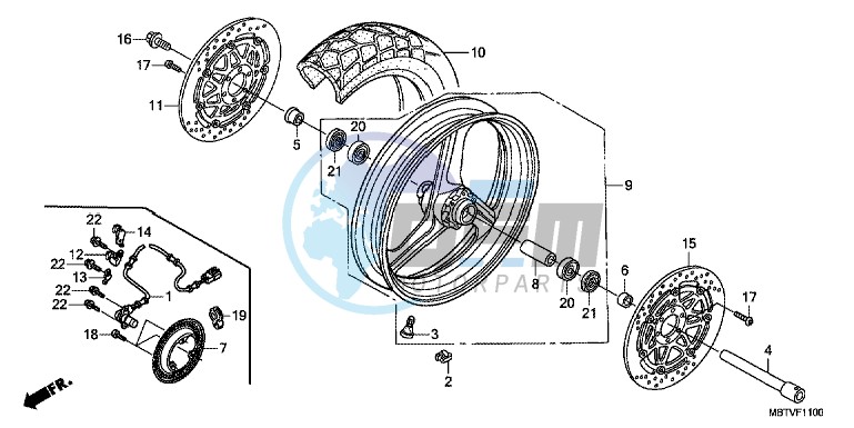 FRONT WHEEL