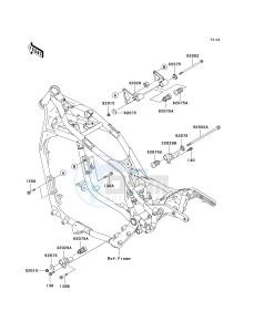 VN 1500 N [VULCAN 1500 CLASSIC FI] (N1-N3) [VULCAN 1500 CLASSIC FI] drawing ENGINE MOUNT