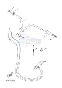 NS50F AEROX 4 (1GB3 1GB3 1GB3) drawing STEERING HANDLE & CABLE