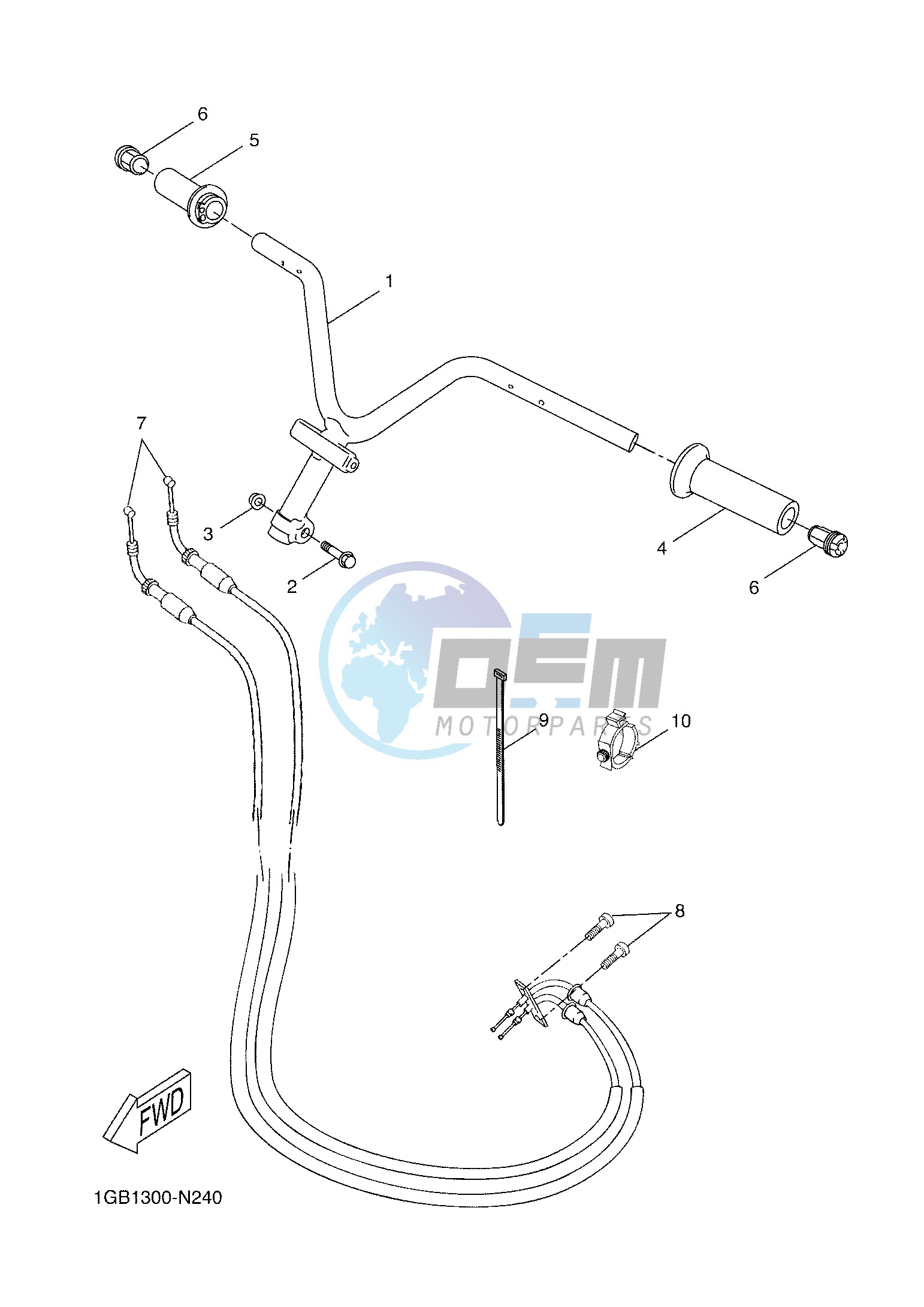 STEERING HANDLE & CABLE