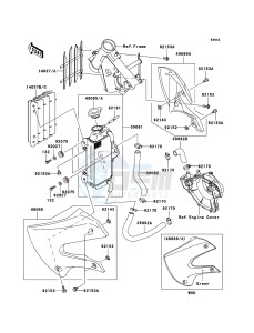 KX65 KX65A6F EU drawing Radiator