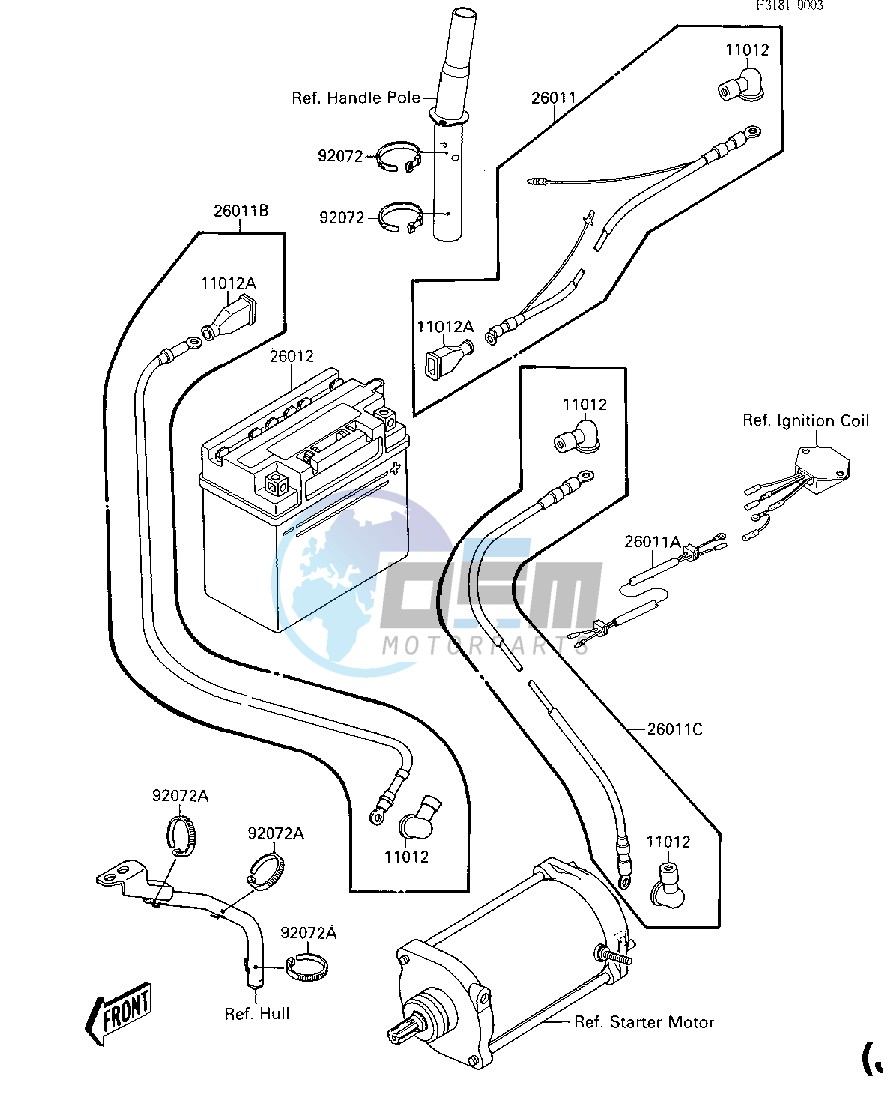 ELECTRICAL EQUIPMENT -- JF650-A2- -