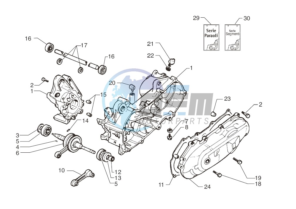 Crankcase – Crankshaft