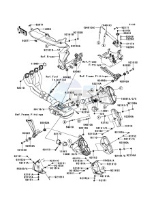 Z1000_ABS ZR1000EBF FR XX (EU ME A(FRICA) drawing Muffler(s)